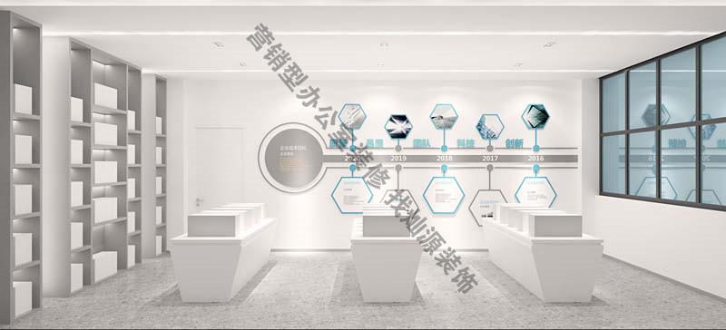 科技公司辦公室裝修效果圖之產品展示區(qū)